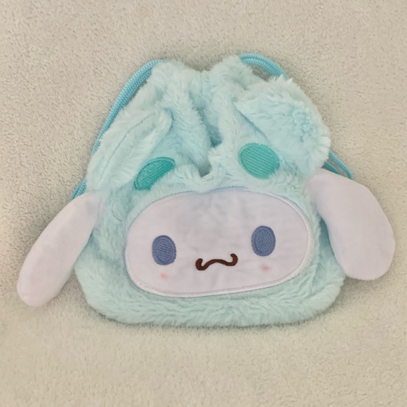 New Cinnamoroll Plush Drawstring Bag - Picture 1 of 3